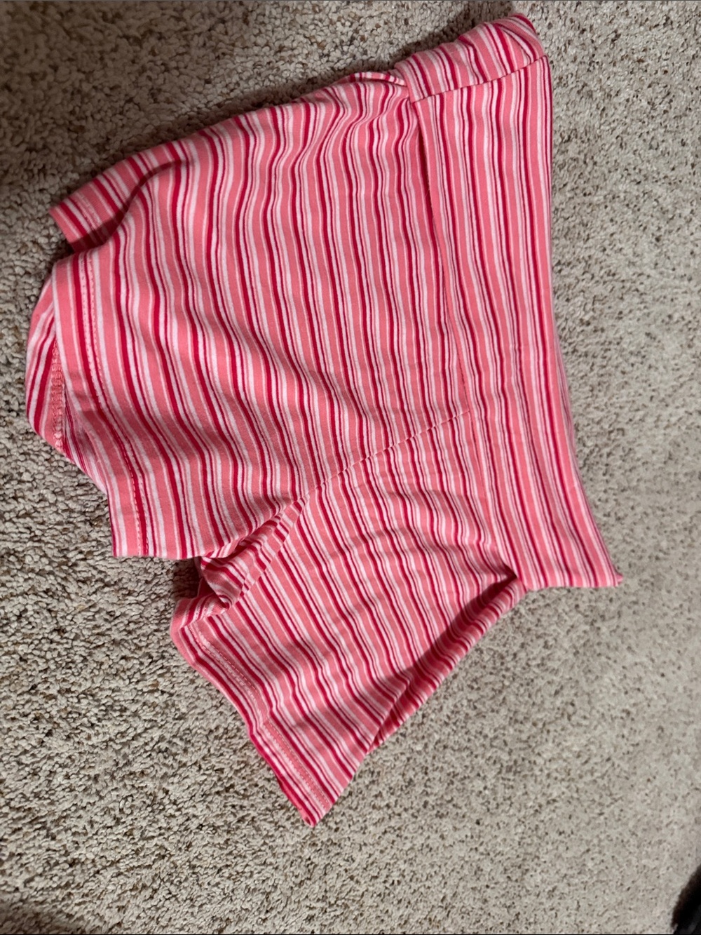Women’s Pink Stripe Cotton Shorts